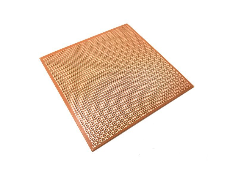 electroon 12.5x12.5cm Delikli Lehimli Plaket