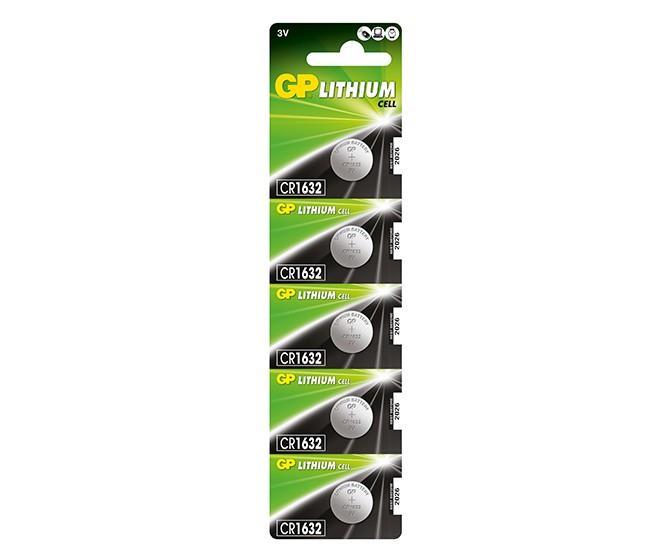 GP CR1632 3V Lithium Para Pil 5Adet