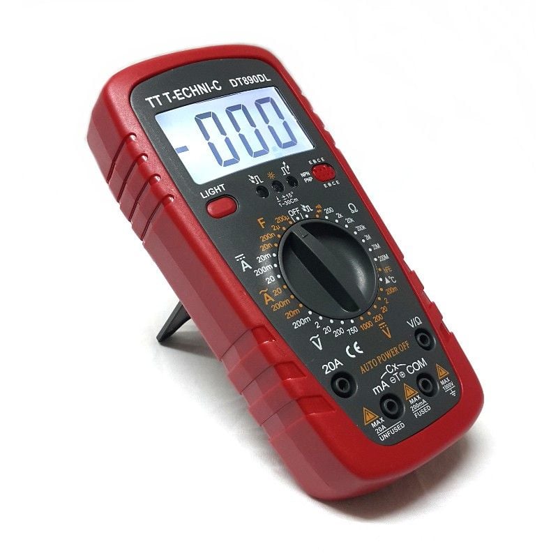 TT-TECHNIC DT890DL Işıklı Dijital Multimetre Ölçü Aleti