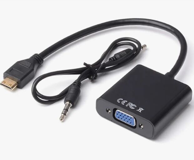 electroon HDMI to VGA Kablo Çevirici Ses Çıkışlı