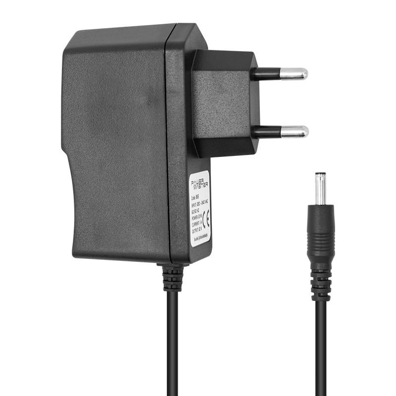 Powermaster 12V-1A Priz Tipi Adaptör 3.5x1.35mm Düz Jak Fişli