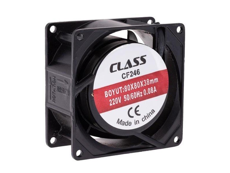 Class 80x80x38mm AC 220Volt Fan