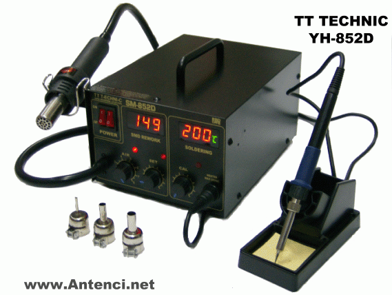 TECHNIC YH 852D Dijital Ayarlı Havya İstasyonu