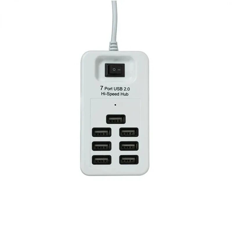 Fully 7 Portlu USB 2.0 Anahtarlı Hub Çoklayıcı