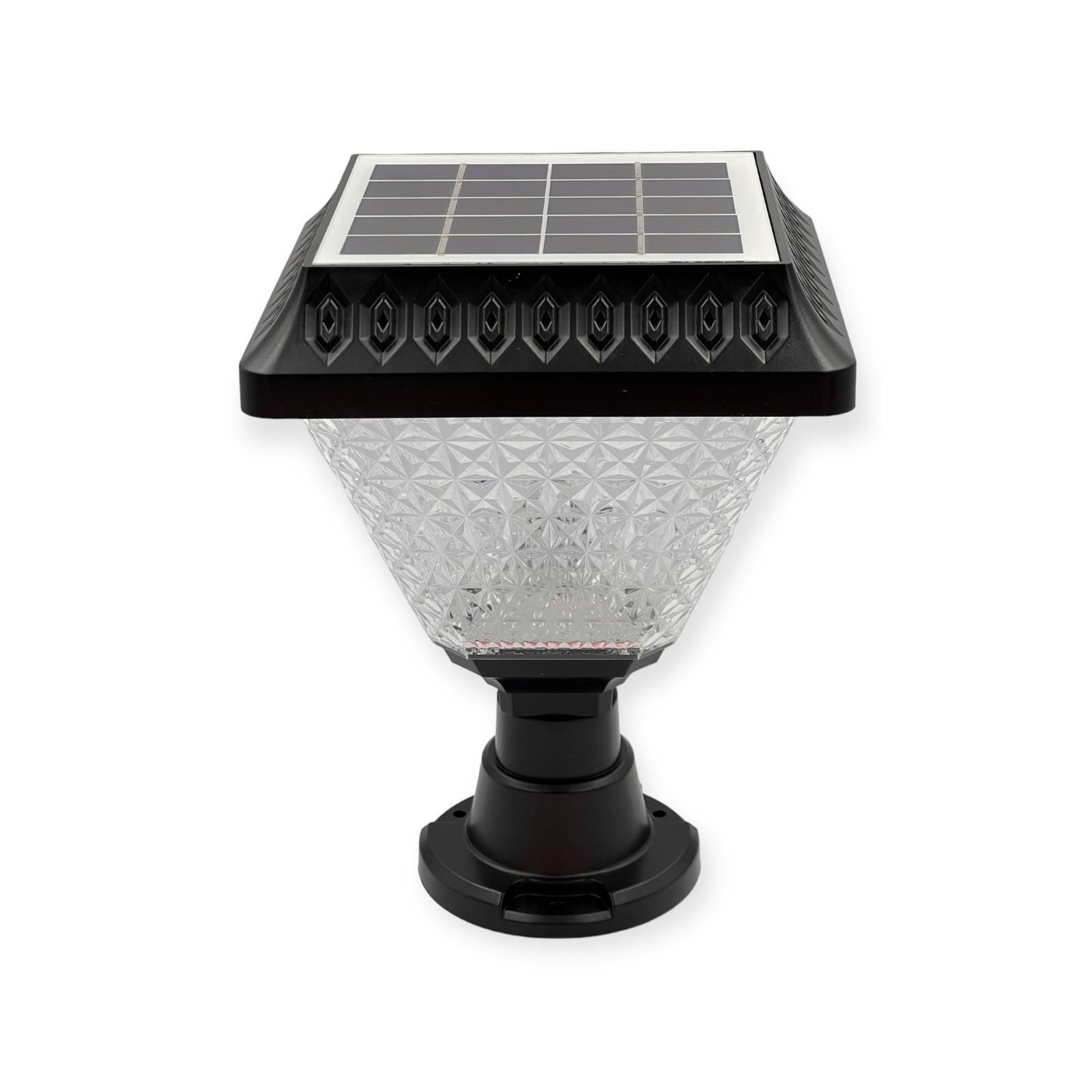 Hightek HT2917 Beyaz Ledli Solar Bahçe Armatürü