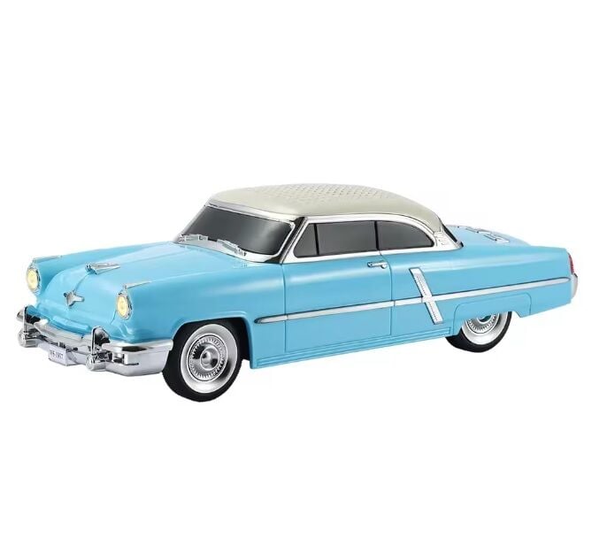 Rose WS-1957 Araba Görünümlü Taşınabilir Şarjlı Bluetooth Hoparlör - Mavi