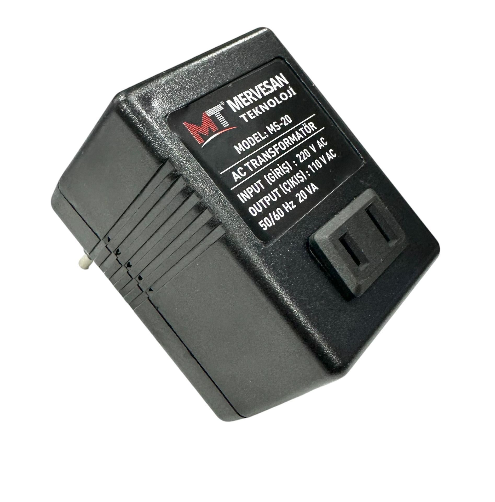 Mervesan 20Watt 220V-110V AC-AC Dönüştürücü Konvertör