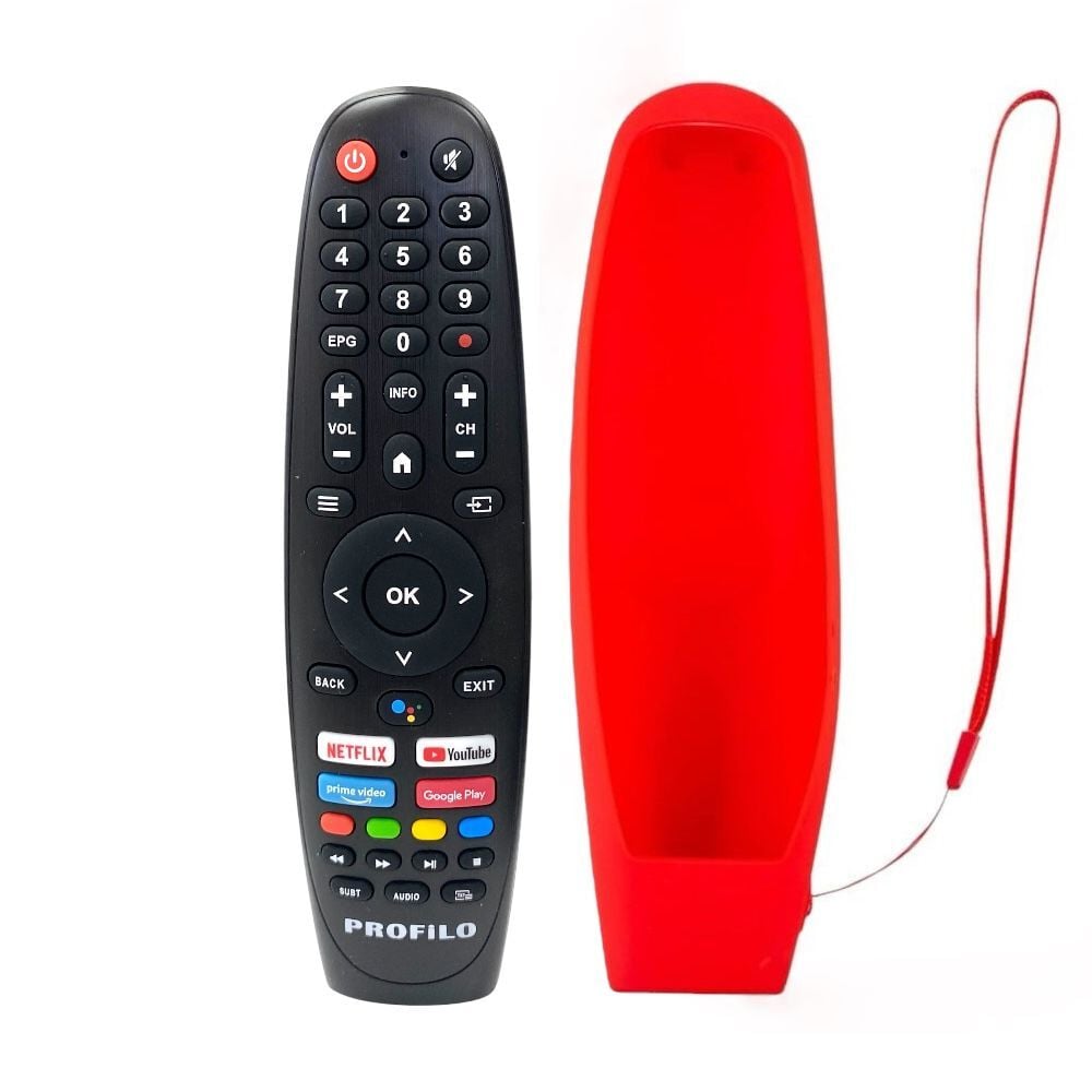 Profilo Android LED TV Kumanda Uyumlu Silikon Koruma Kılıfı
