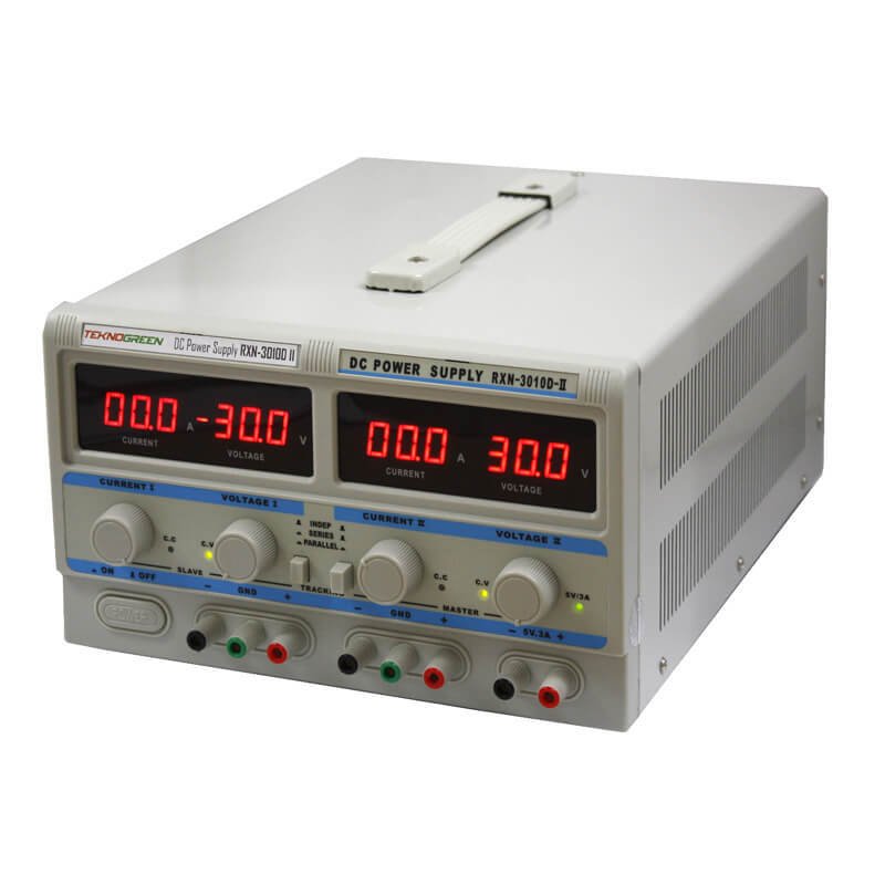 TeknoGreen RXN-3010D II 30V 0-10A Çift Çıkış Güç Kaynağı