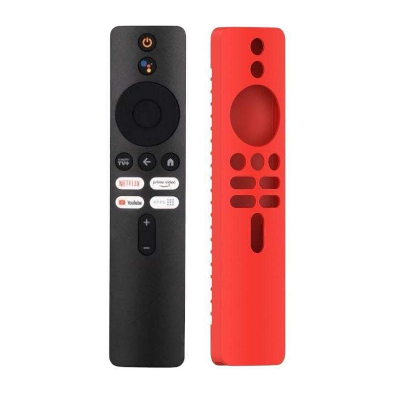 Xiaomi 4S 4K Mi Box Kumanda VER.4 Ses Komutlu Silikon Koruma Kılıflı