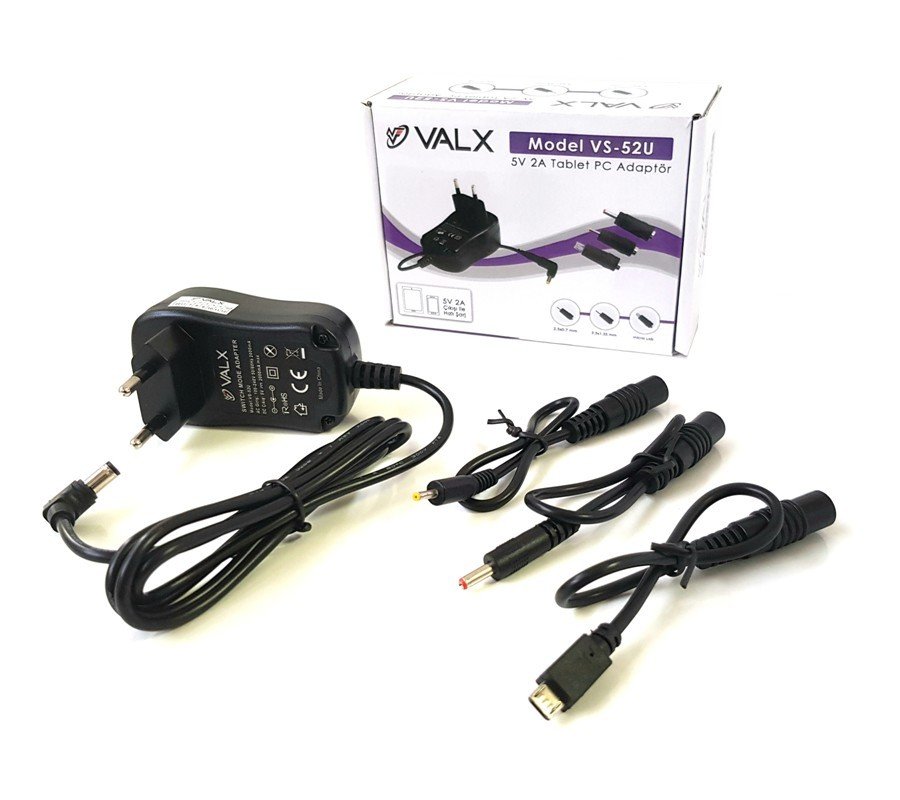 Valx VS-52U 5V 2A DC Üniversal Tablet Pc Adaptör