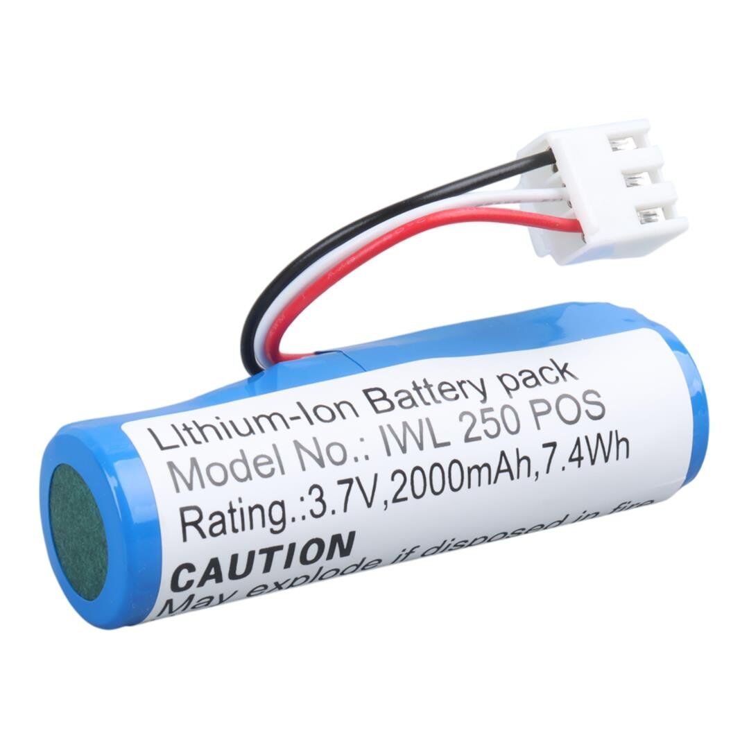 EFCELL IWL250 2000mAh 3.7Volt 18650 Li-ion 3Pin Soketli Şarjlı Pil