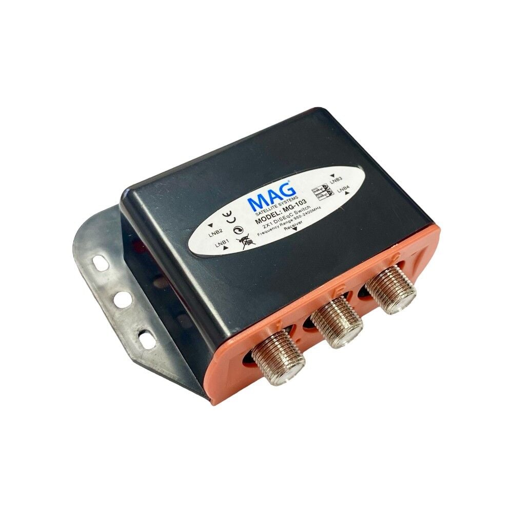 MAG MG-103 2x1 Su Geçirmez Kapaklı DiseqC Switch