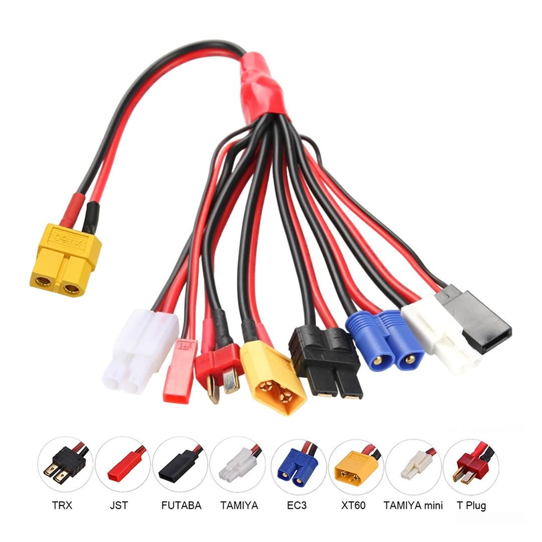 PowerMaster PM-24266 HTRC 8in1 Lipo Batarya Banana Şarj Kablo Seti