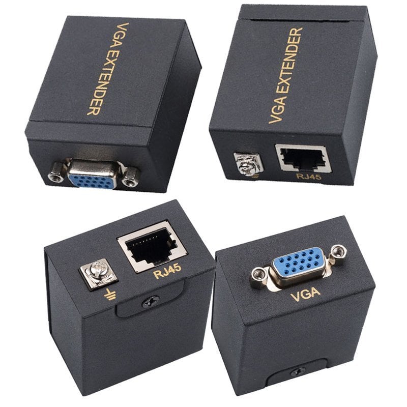 Powermaster VGA CAT5-CAT6 Extender 60Metre Uzatıcı