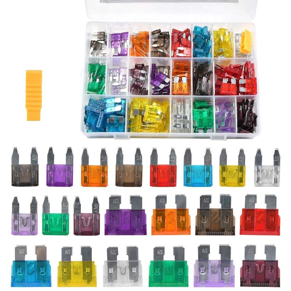 Powermaster Micro - Mini - Standart Size Karışık Oto Sigorta Seti - 300Adet
