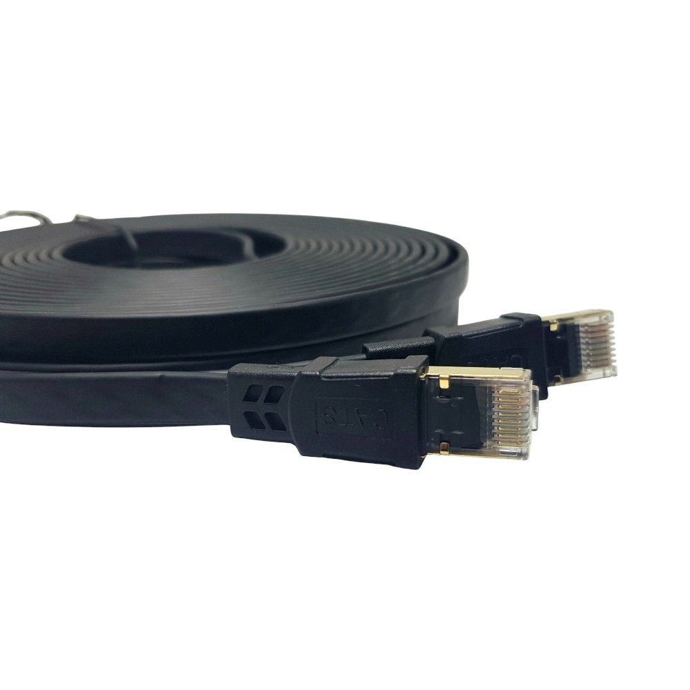 IRONSTAR 15Metre Cat8 Ethernet Flat Kablo S/FTP RJ45 - 40Gbps Hız Destekli
