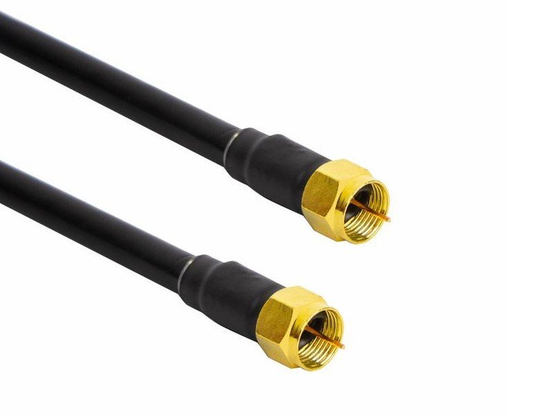 electroon 2Metre RG6U6 Gold F Konnektörlü Bakır Anten Kablosu