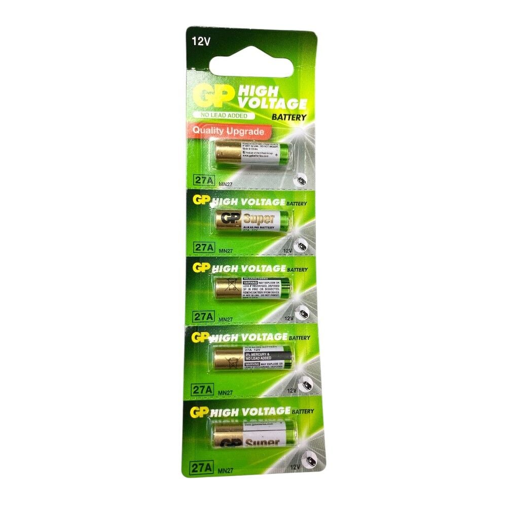 GP 27A 12Volt Alkalin Pil - 5Adet