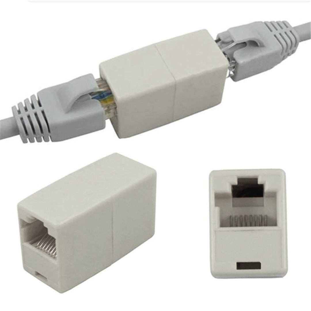 electroon Cat5-Cat6-RJ45 Dişi-Dişi Ara Jak Fiş - 1Adet