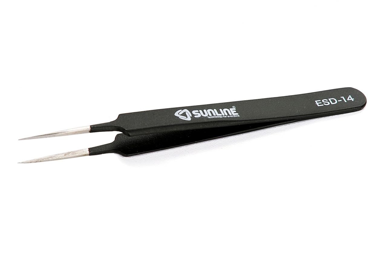 SUNLINE ESD-14 AntiStatik Düz Cımbız 120mm