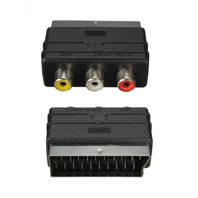 electroon 3RCA to Scart Audio Video Adaptör in