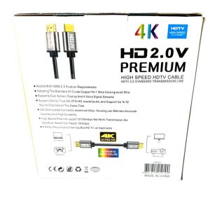 S Line 4Kx2K 5Metre HDMI Kablo 60Hz UHD V2.0