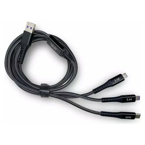 Subzero CL99 3in1 Şarj Kablosu 1.2mt Type-C/Micro/Lightning