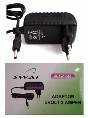 Piranha Tablet Adaptörü 5Volt 2 Amper