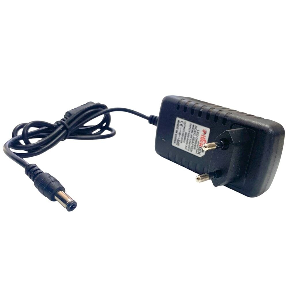 Hightek 12Volt 5Amper Priz Tipi Adaptör 5.5x2.5mm Jak Fişli