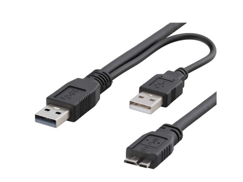 Hadron USB 3.0 Taşınabilir Harddisk HDD Kablosu 2xUSB