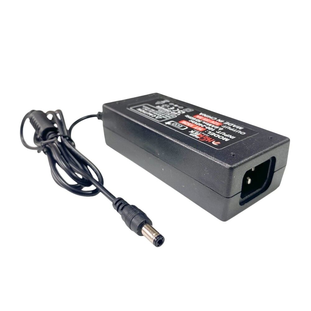 Hightek HT-1526 Eco 12Volt 5Amper Plastik Kasa Adaptör 5.5x2.5mm Jak Fişli