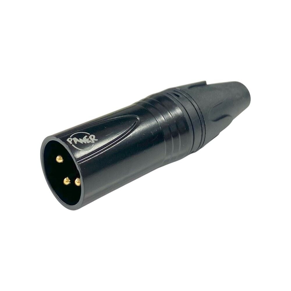 Pawer XLR Erkek Jak Siyah - 1 Adet