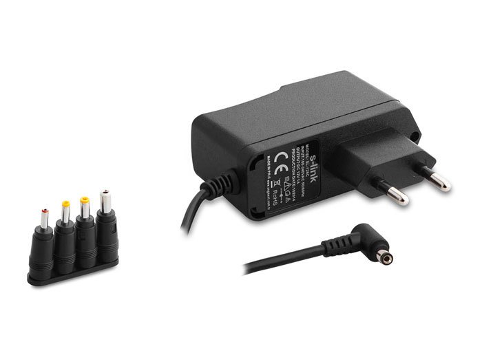 S-link SL-126B 9V 1A 4 Uçlu Universal Modem Adaptör