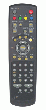 Saba/Telefunken/Profilo VCD'li TV Kumanda