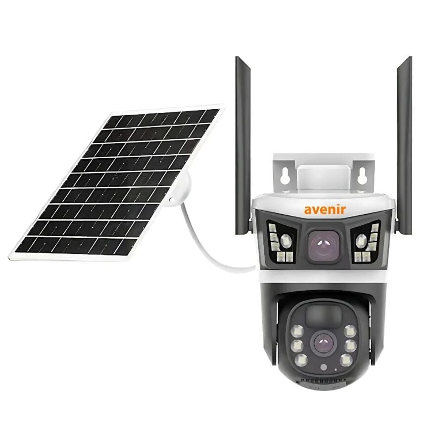 Avenir AV-S232 4MP Solar Wifi Ptz Kamera Çift Kameralı Gece Görüşlü