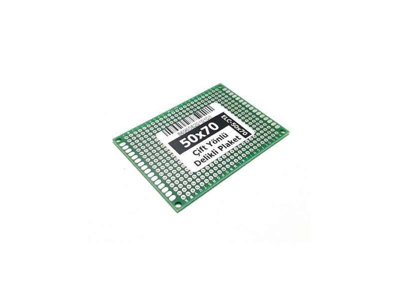 electroon 5x7cm Çift Taraflı Lehimli Delikli Plaket