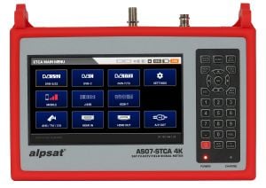 ALPSAT AS07STCA-4K DVB S-S2 / T-T2 / C / J.83B / ISDB-T COMBO Sinyal Analizörü
