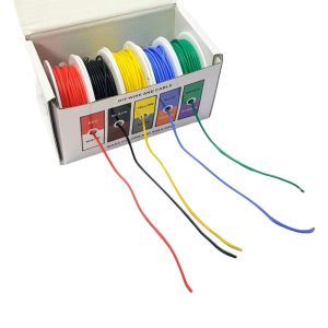 electroon 24AWG-0.50mm Çok Damarlı Montaj Kablosu Seti - 5x10MT