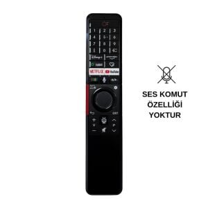 Vestel Uyumlu Google Play Android Tv Kumandası - Ses Komutsuz