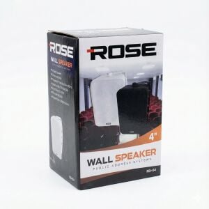 Rose RD-04W 4'' 10Cm 8 Ohm 20W Hat Trafolu Kabin Hoparlör Beyaz - 1Adet