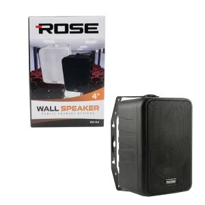 Rose RD-04B 4'' 10Cm 8 Ohm 20W Hat Trafolu Kabin Hoparlör Siyah - 1Adet