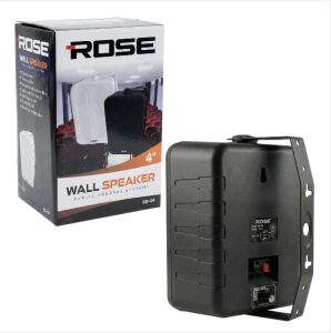 Rose RD-04B 4'' 10Cm 8 Ohm 20W Hat Trafolu Kabin Hoparlör Siyah - 1Adet