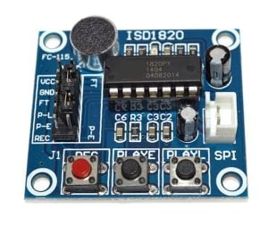 Arduino ISD1820 Ses Kayıt ve Oynatma Modülü Mikrofon+Hoparlör