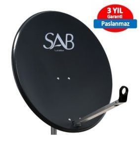 SAB 80cm Ofset Çanak Anten Antrasit