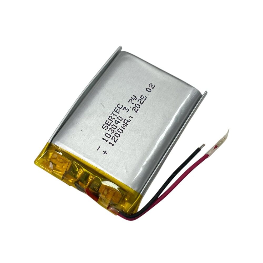 Sertec 103040 3.7V 1200mAh Li-Polymer Pil