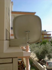 55cm Kare Çanak Anten