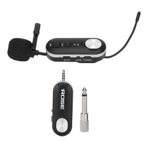 Rose R-101-YW Kablosuz UHF Yaka Telsiz Mikrofon