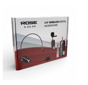 Rose R-101-KW Kablosuz Headset UHF Telsiz Mikrofon