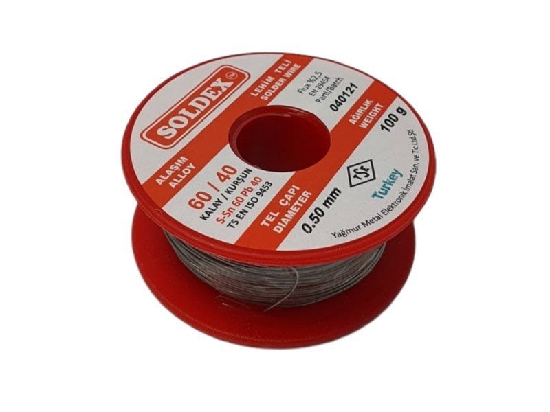 Soldex 100Gr 0.50mm 60/40 Lehim Teli